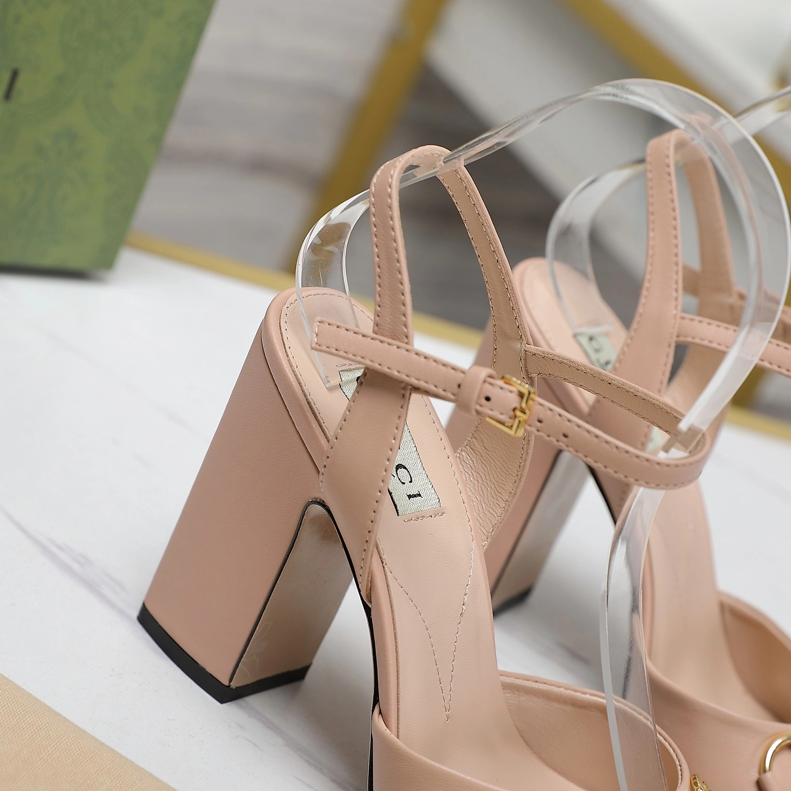 COCO-- 6u33i 812292 C9D00 6802 cowhide Heel height：9.5cm item:E-X362I1218